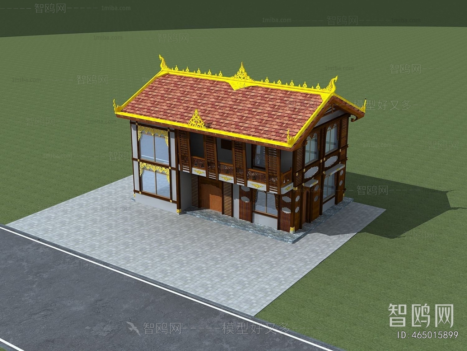 Southeast Asian Style Residential Building