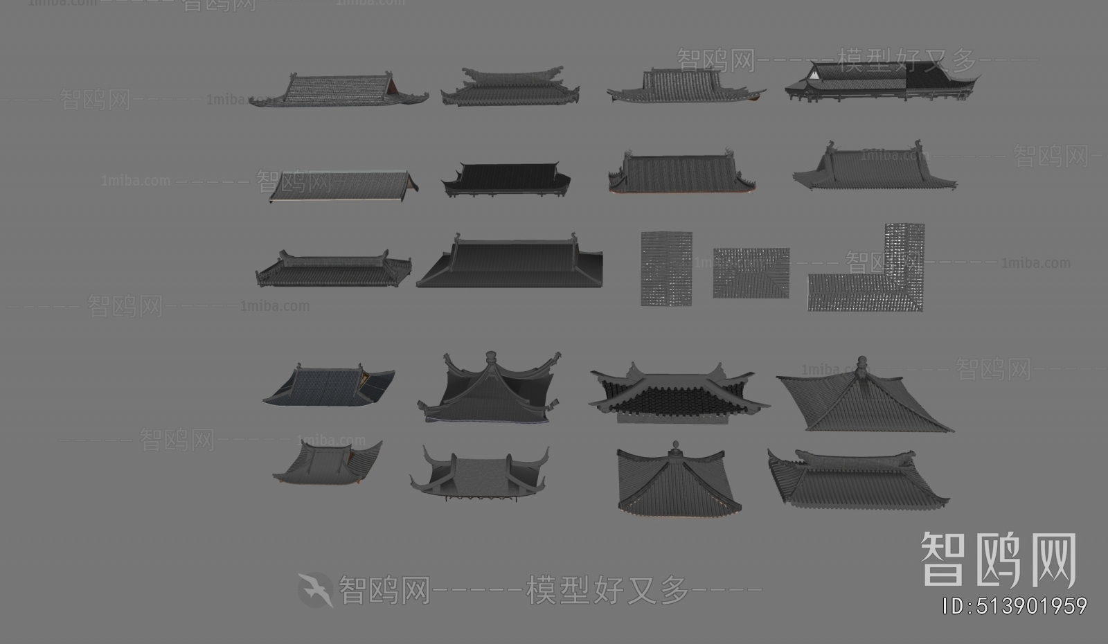 Chinese Style Building Component