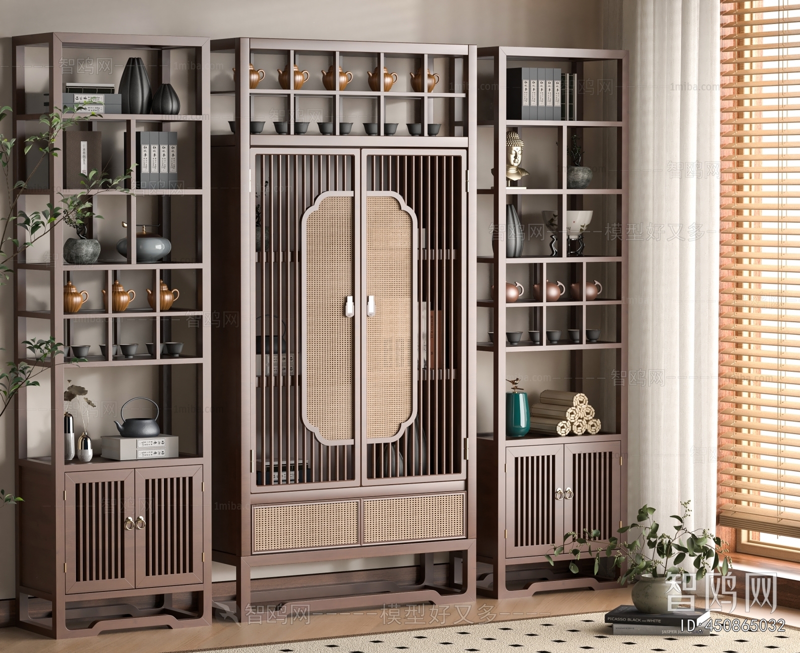 New Chinese Style Antique Rack