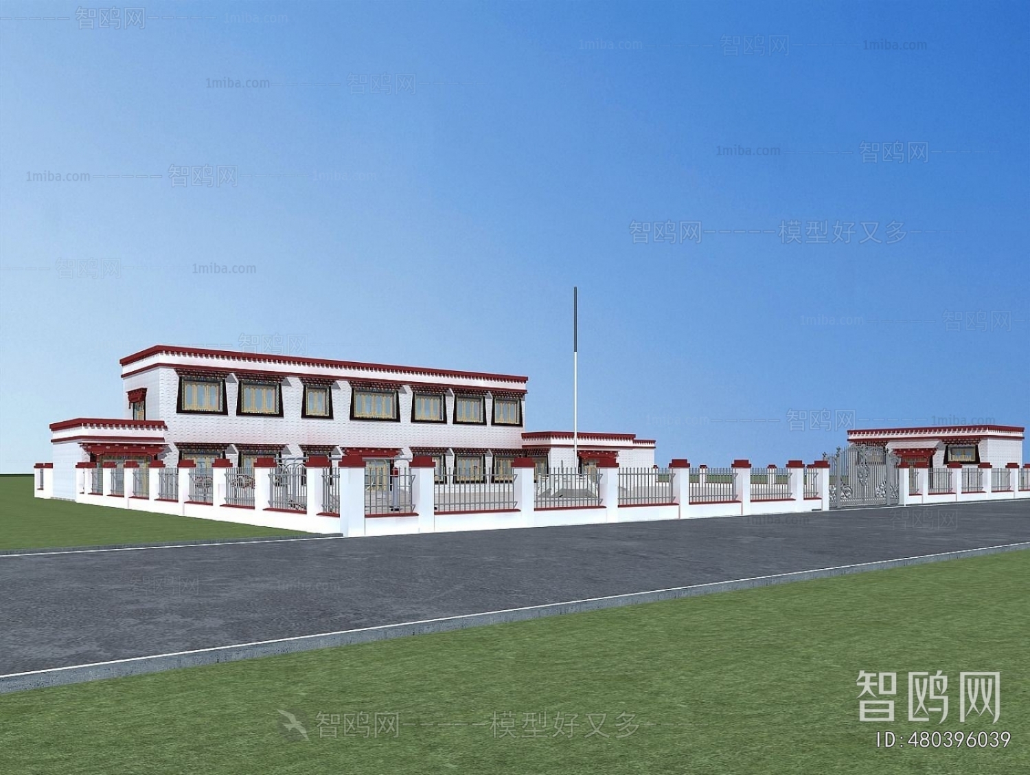 New Chinese Style Public Building