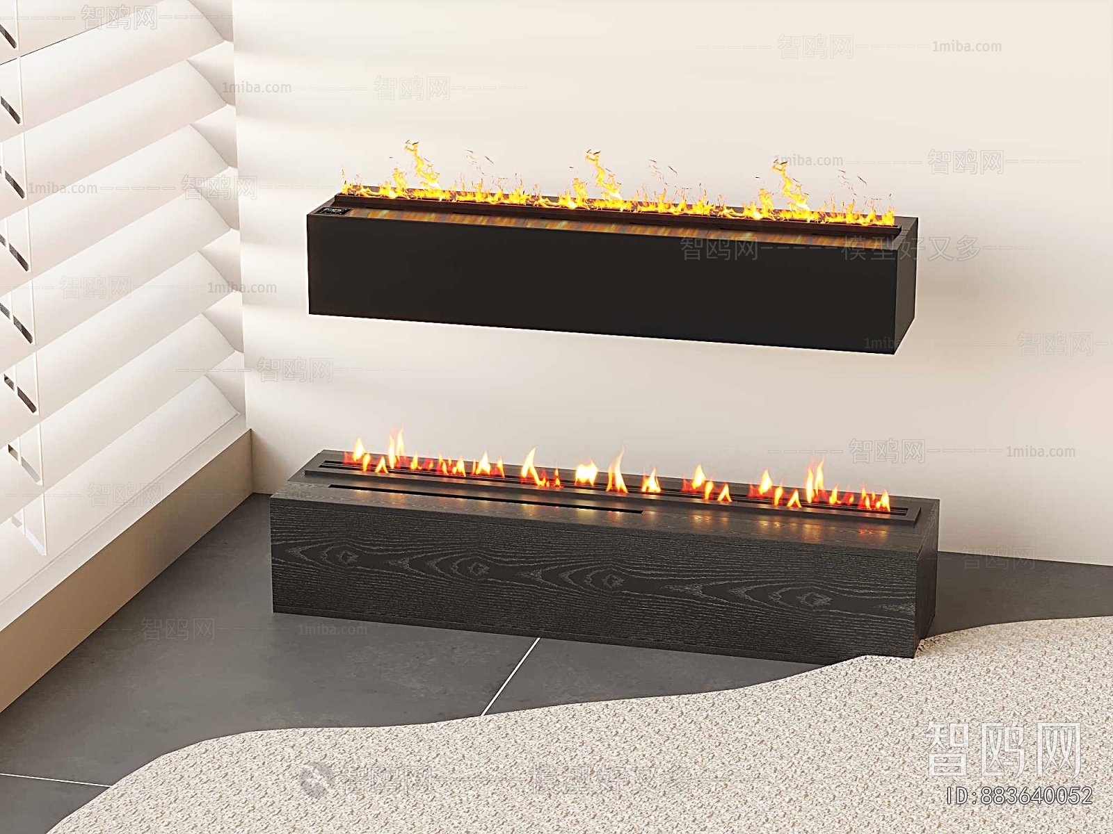 Modern Electronic Fireplace