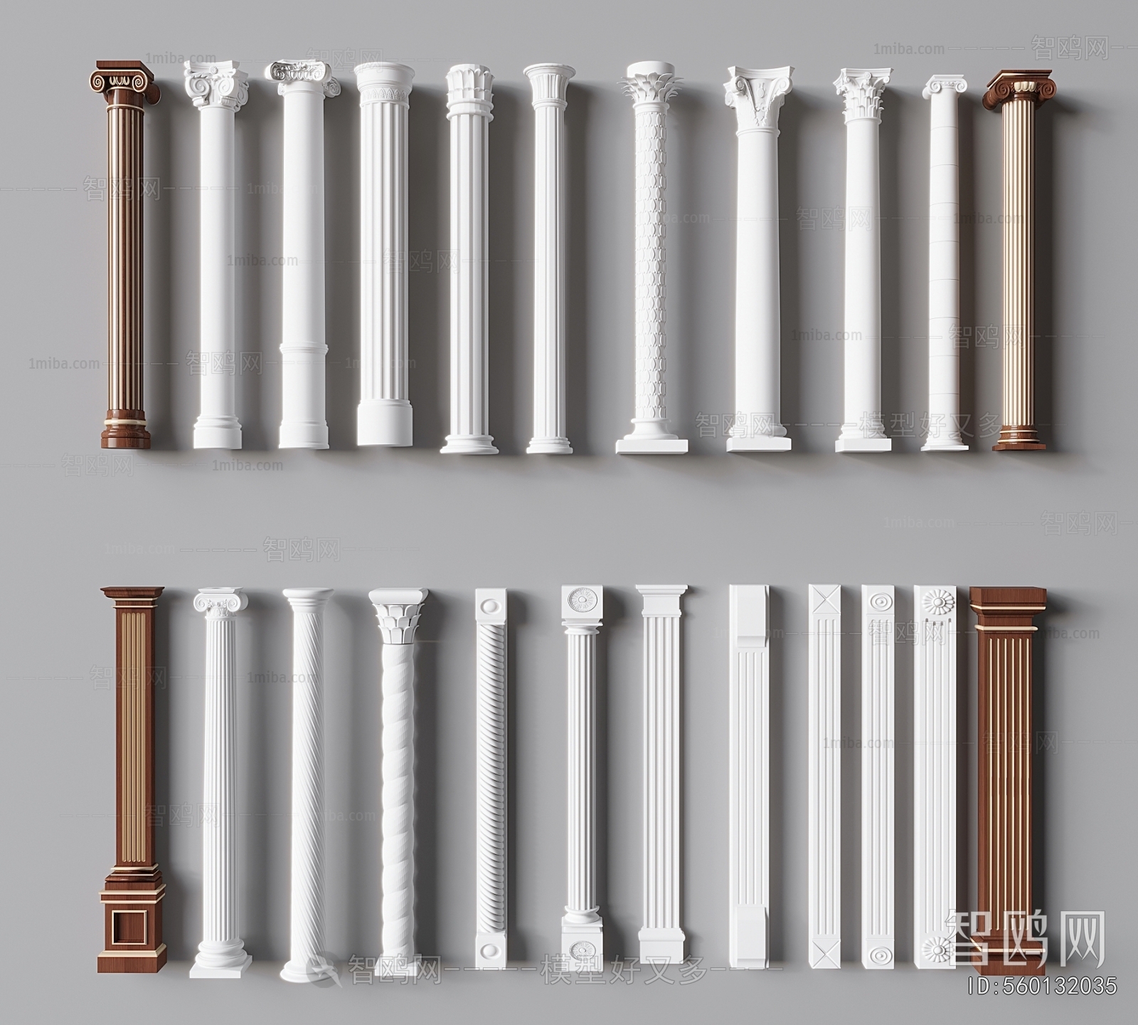 European Style Roman Pillar