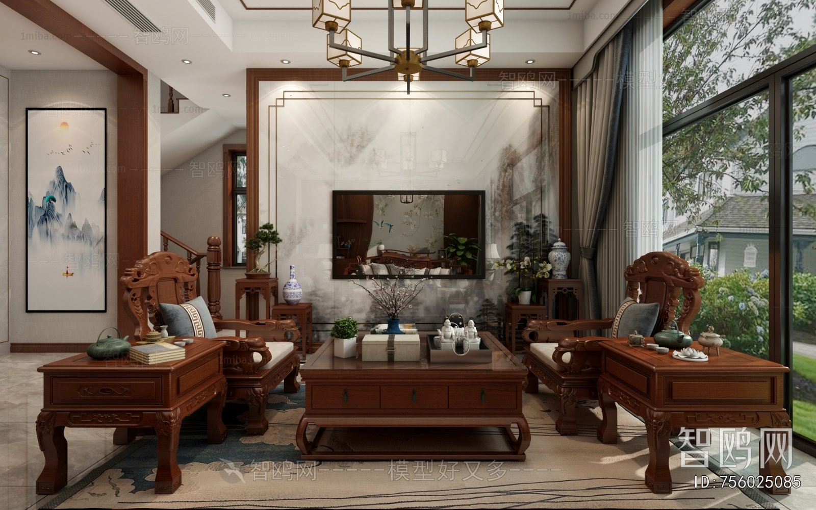 Chinese Style A Living Room