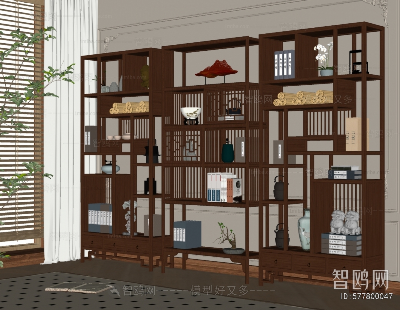 New Chinese Style Antique Rack