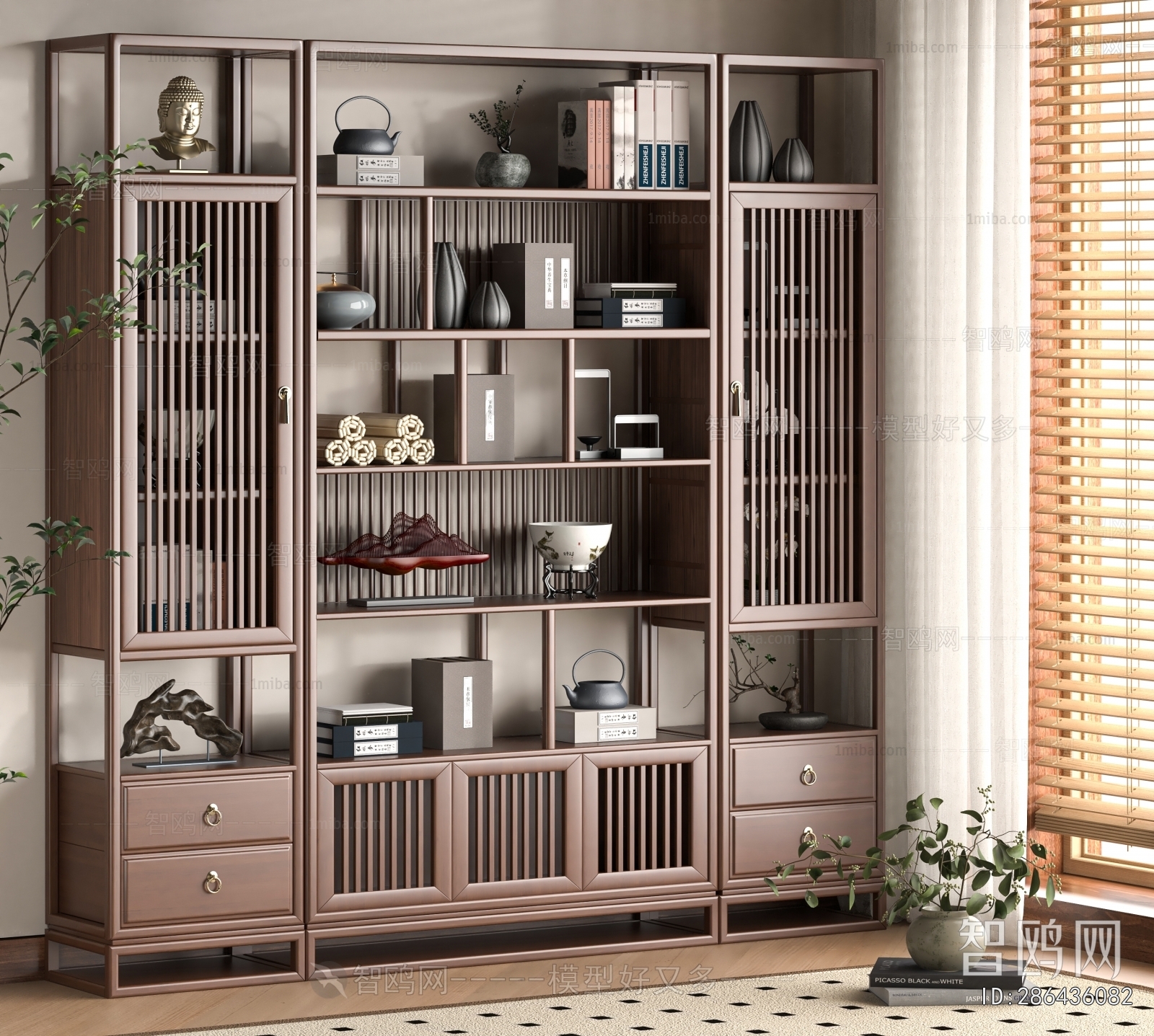 New Chinese Style Antique Rack