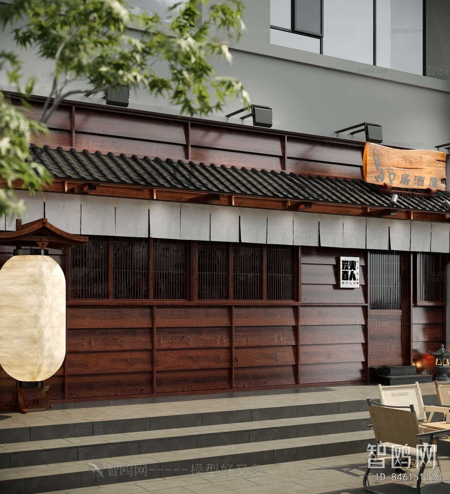 Japanese Style Facade Element