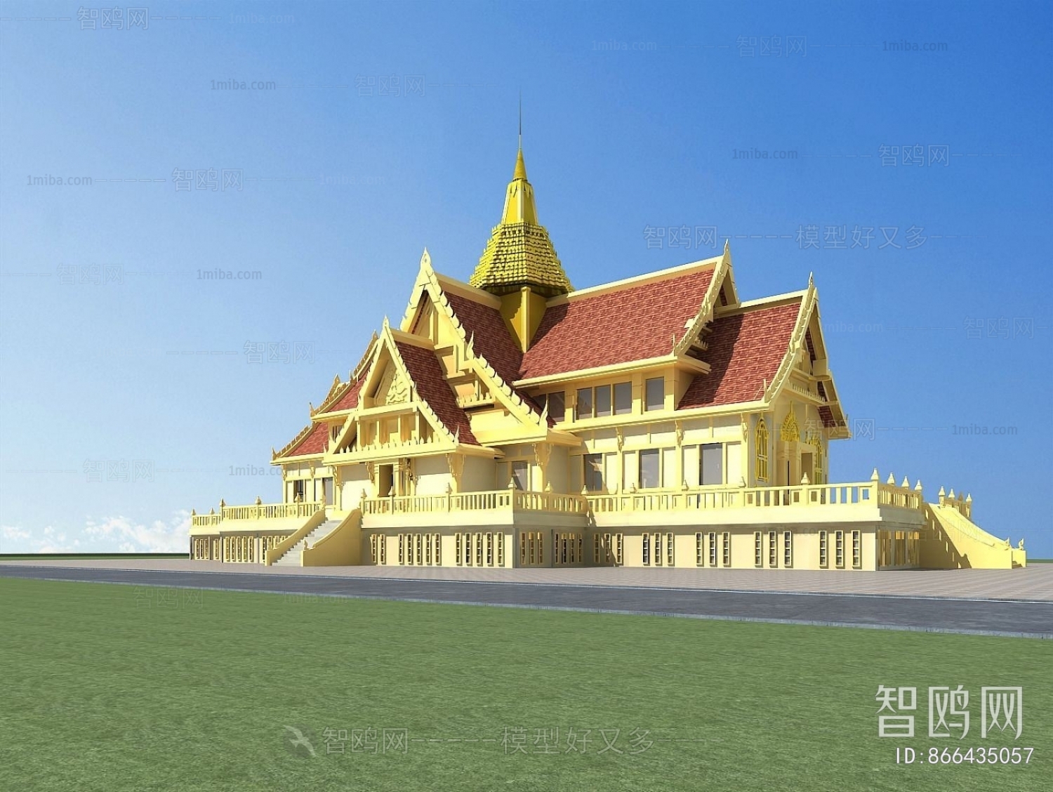 New Chinese Style Religious Architecture