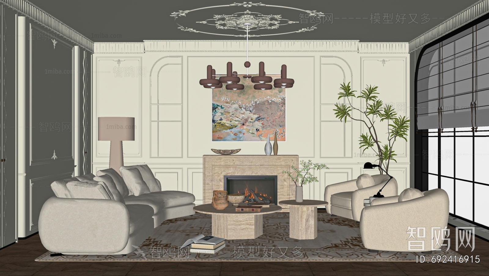 French Style A Living Room