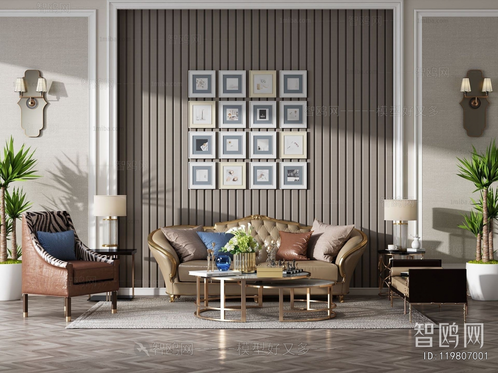 European Style Sofa Combination