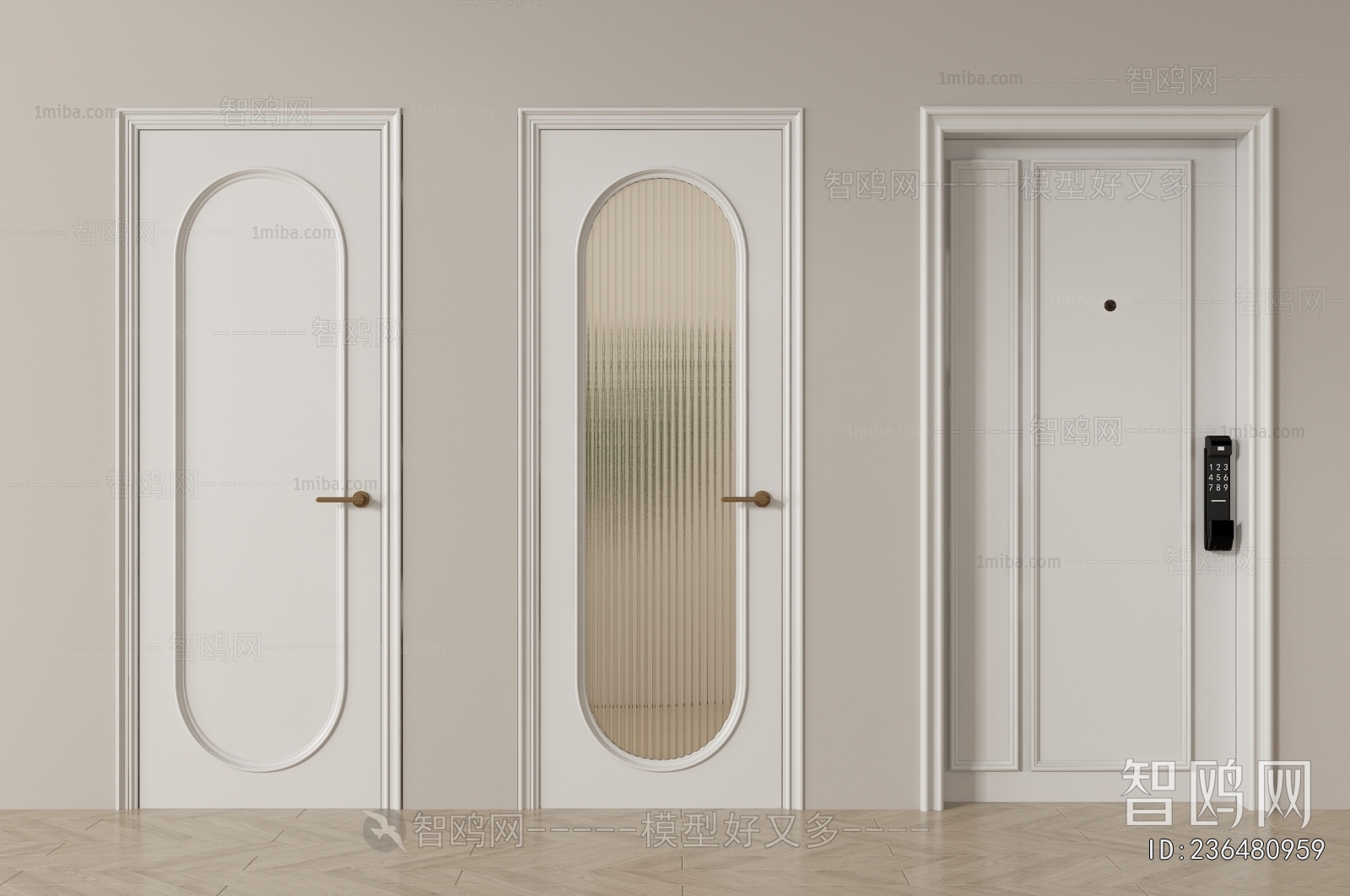 French Style Single Door