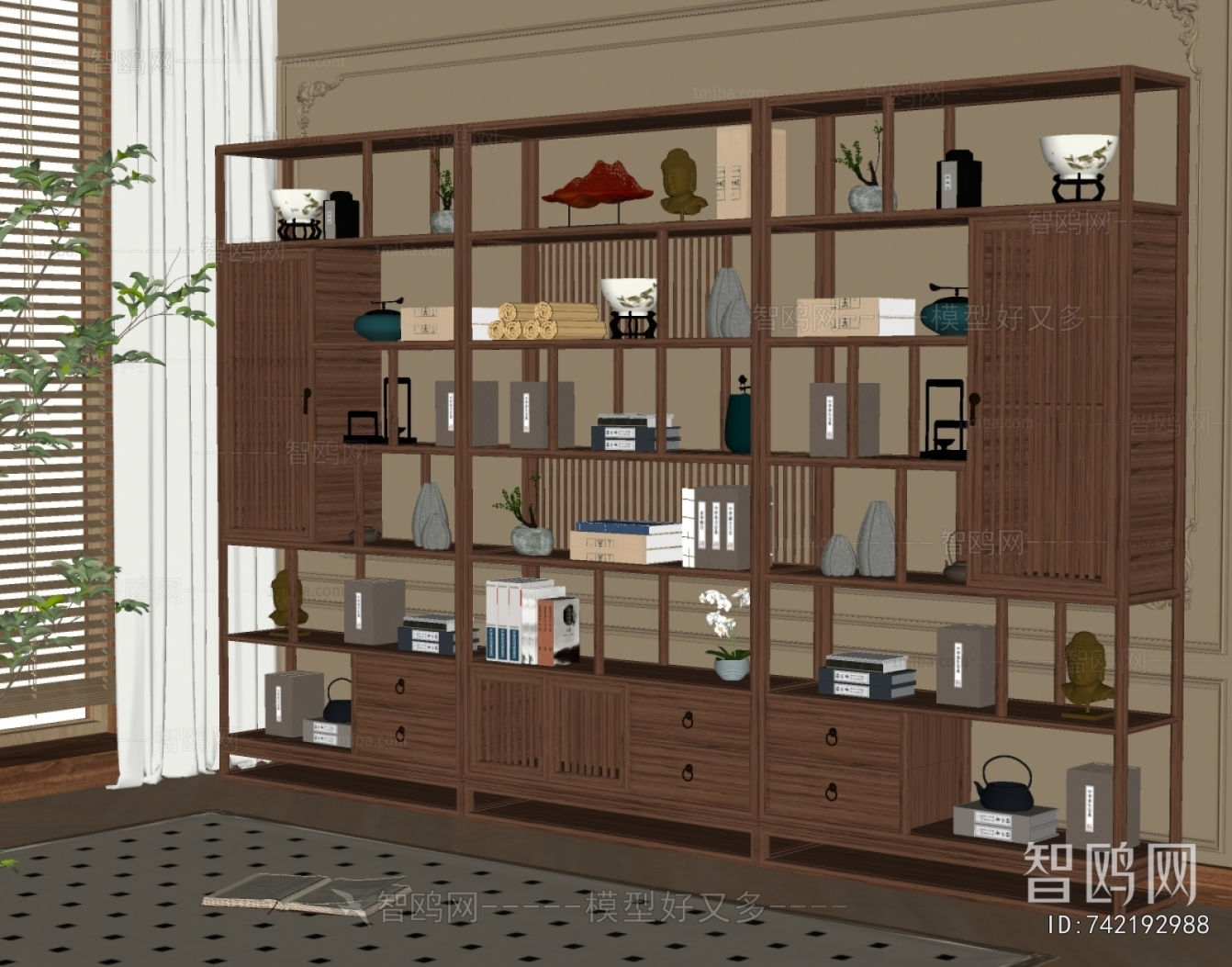 New Chinese Style Antique Rack