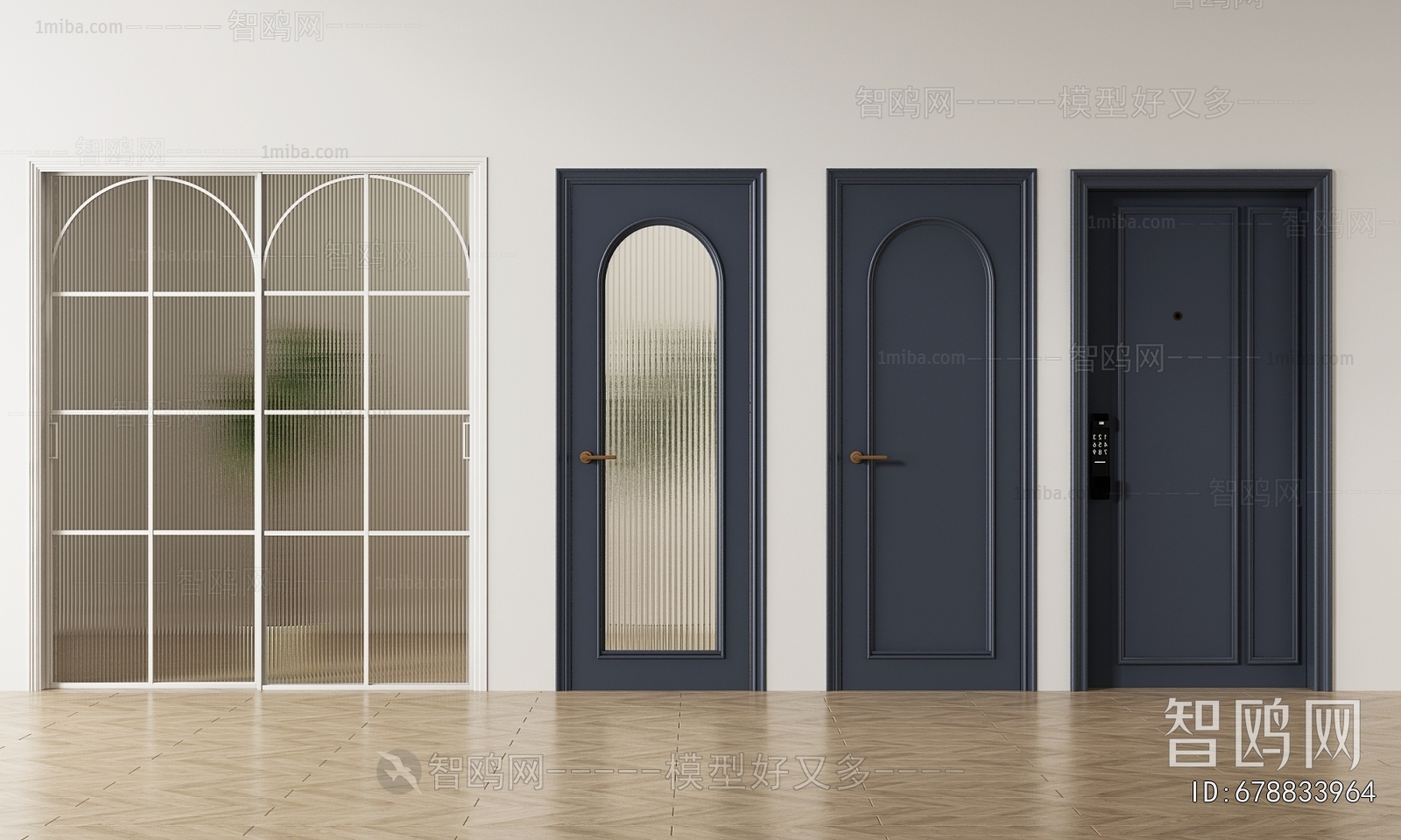 French Style Single Door