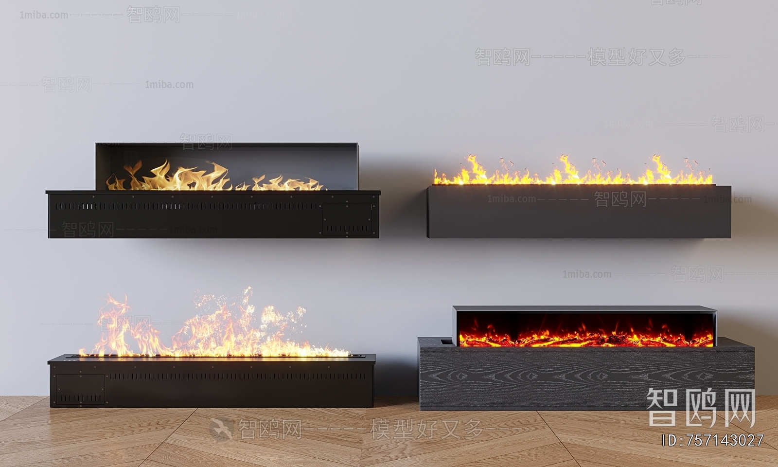 Modern Electronic Fireplace