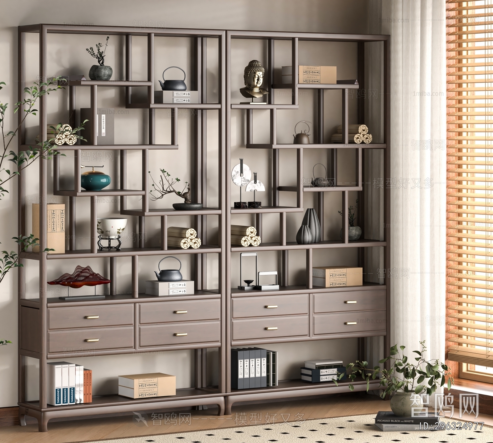 New Chinese Style Antique Rack