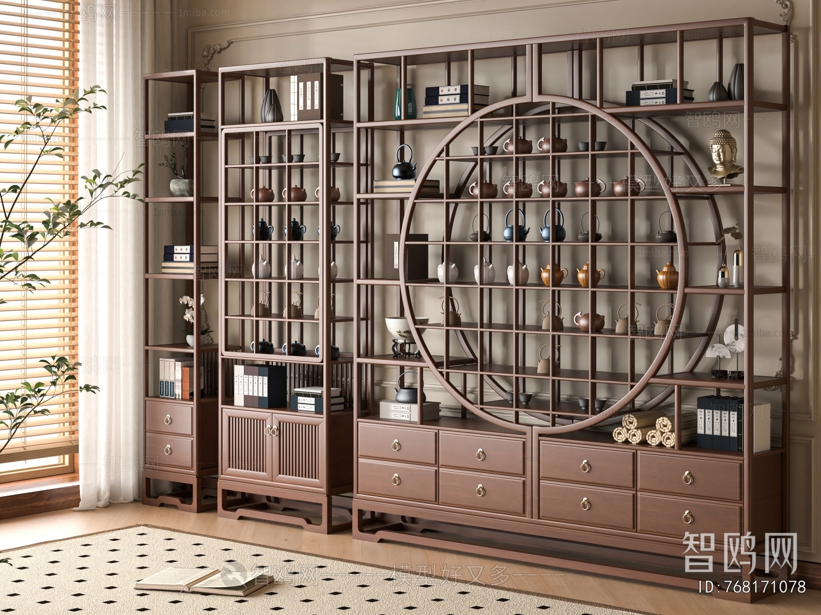 New Chinese Style Antique Rack