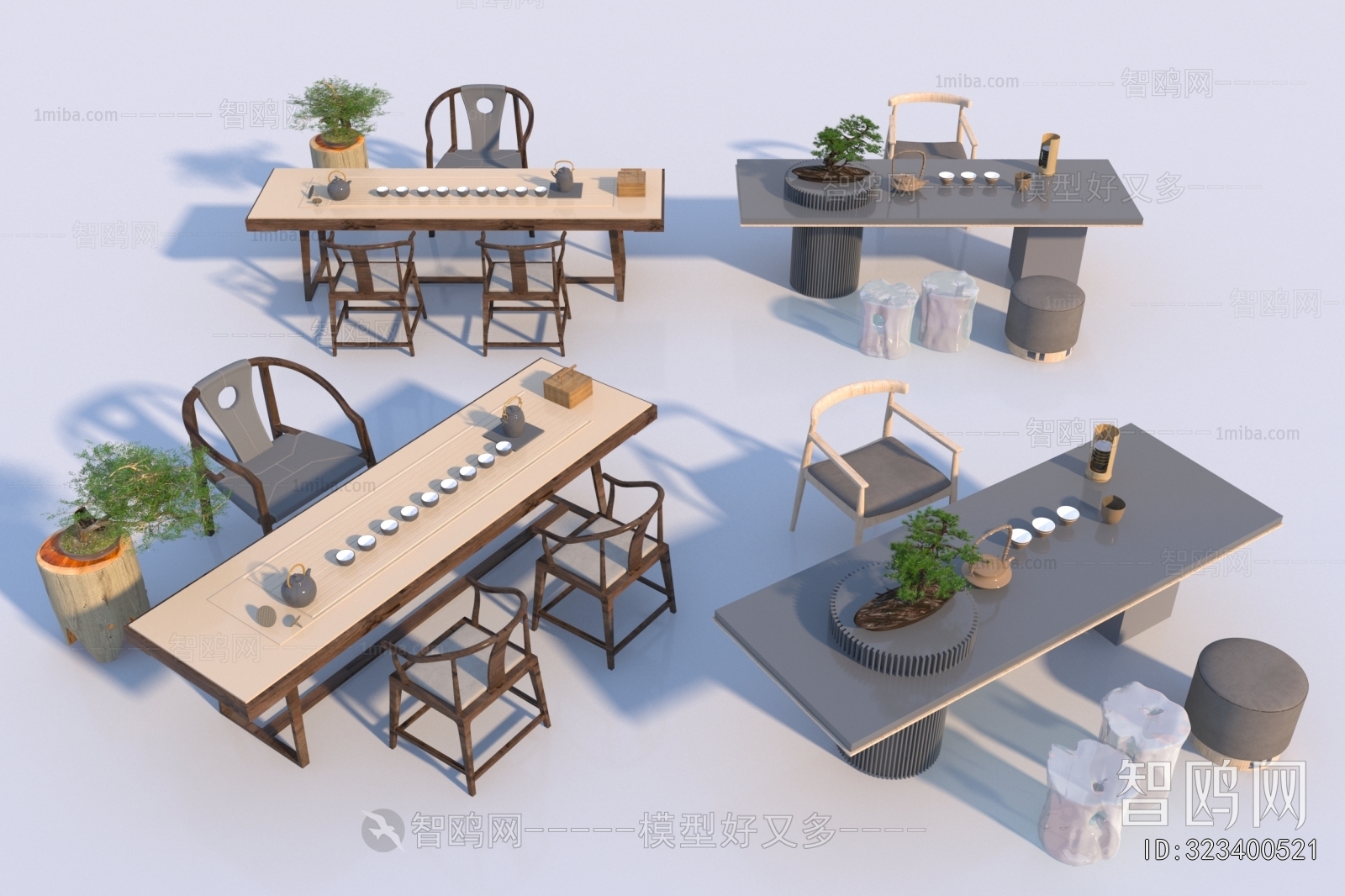 New Chinese Style Tea Tables And Chairs