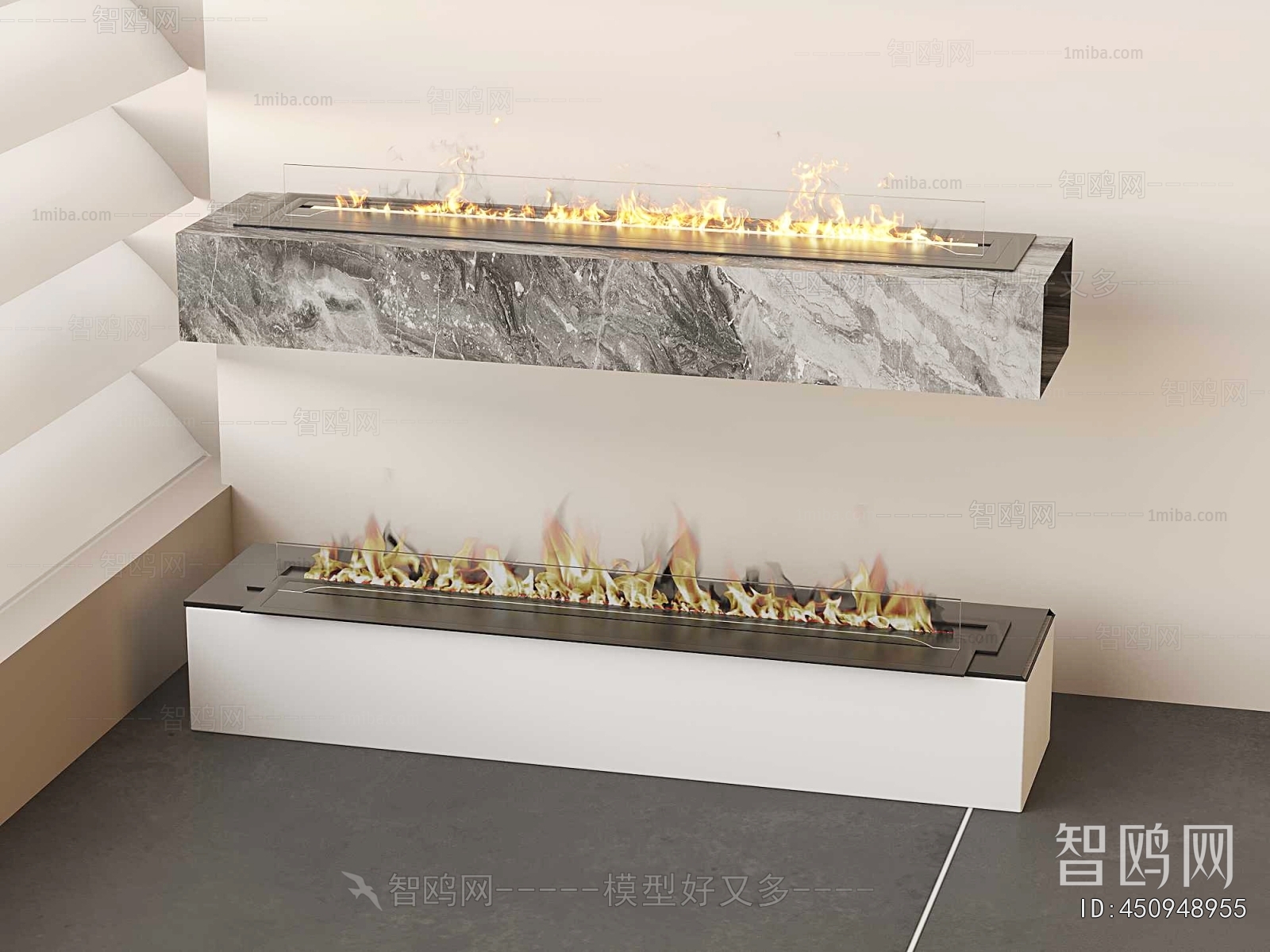 Modern Electronic Fireplace