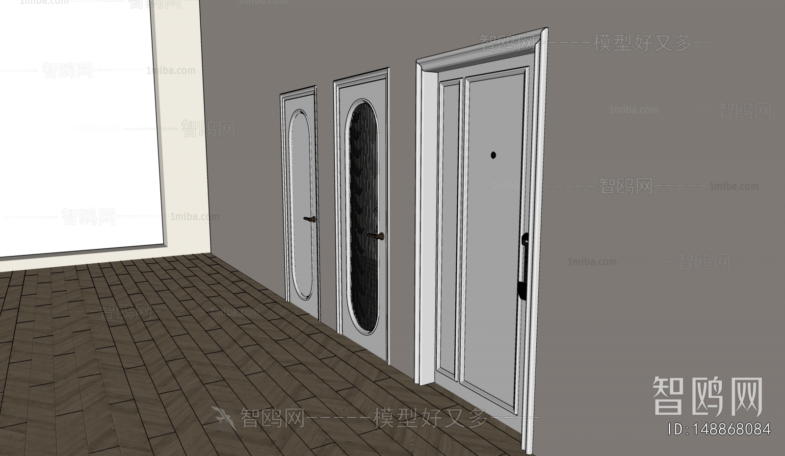 French Style Single Door