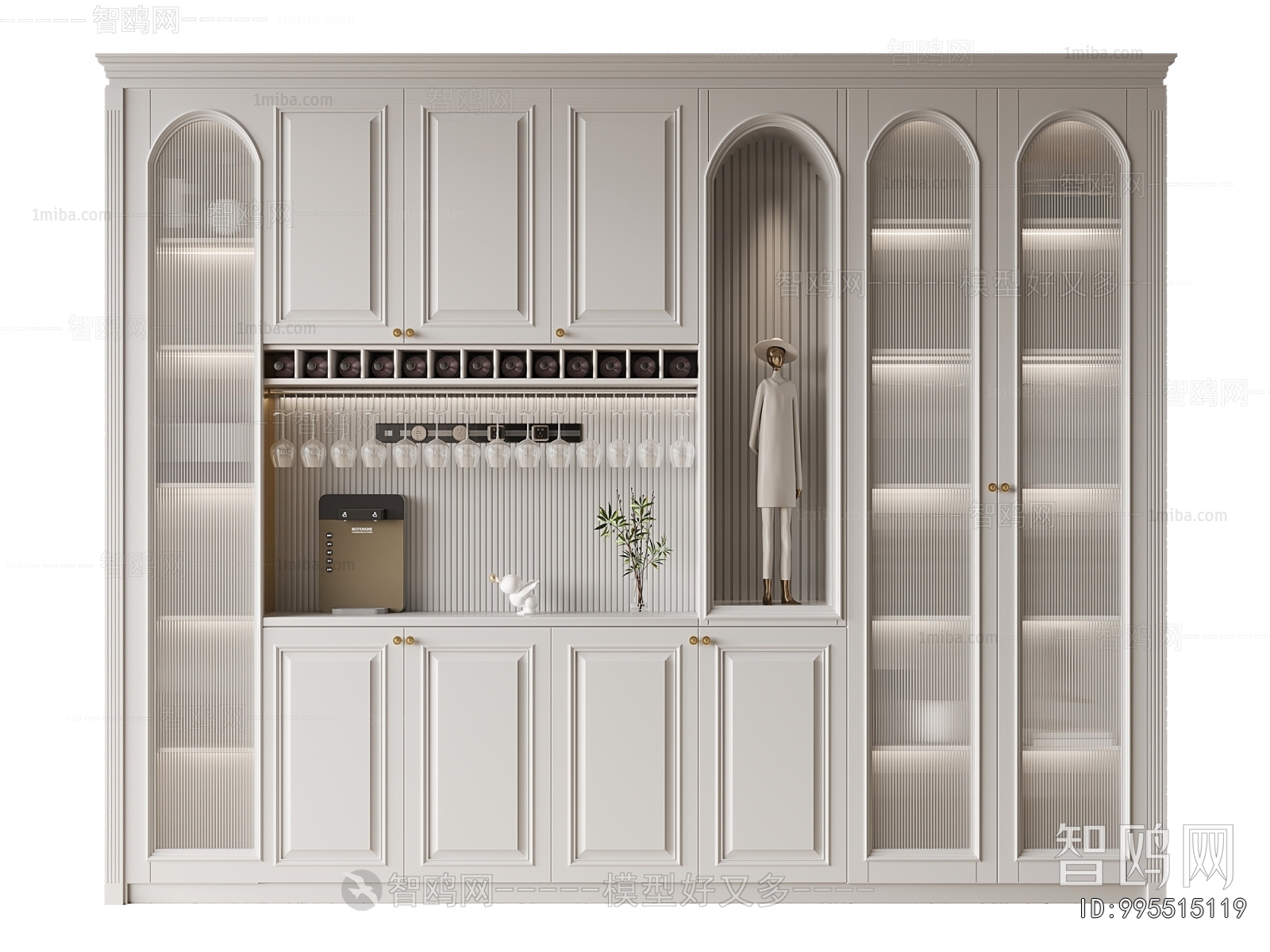 Simple European Style Sideboard