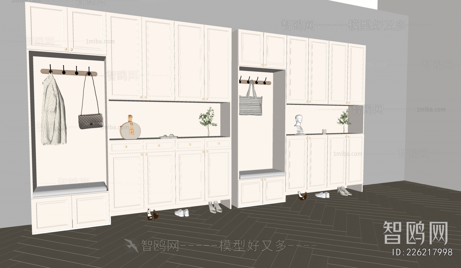 French Style Shoe Cabinet