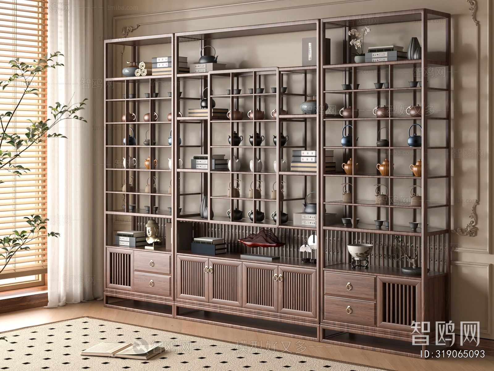 New Chinese Style Antique Rack