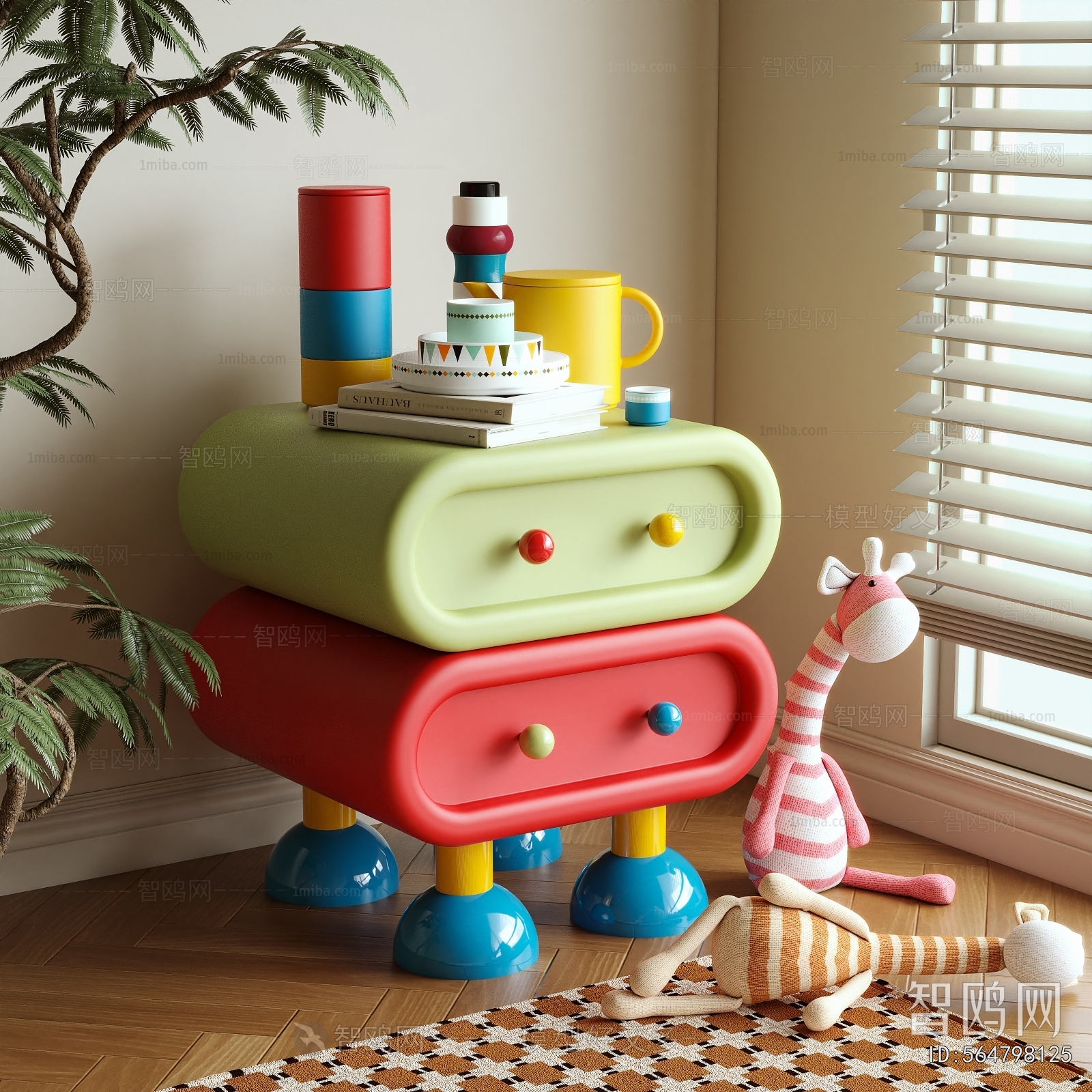 Modern Bedside Cupboard