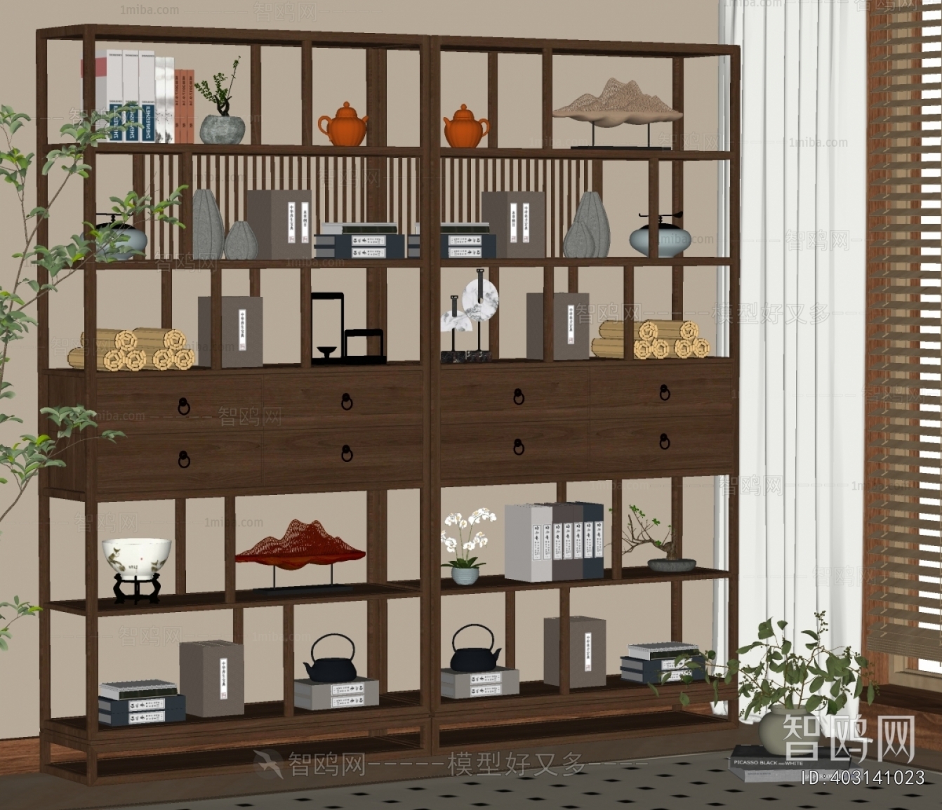 New Chinese Style Antique Rack