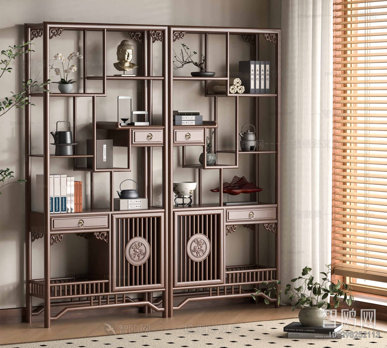 New Chinese Style Antique Rack