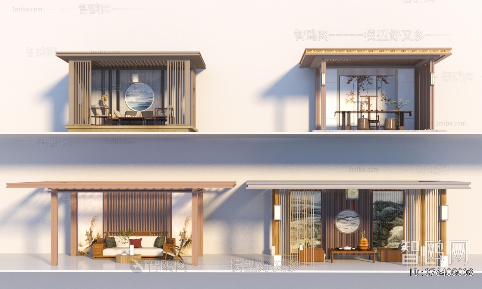 New Chinese Style Gallery Frame