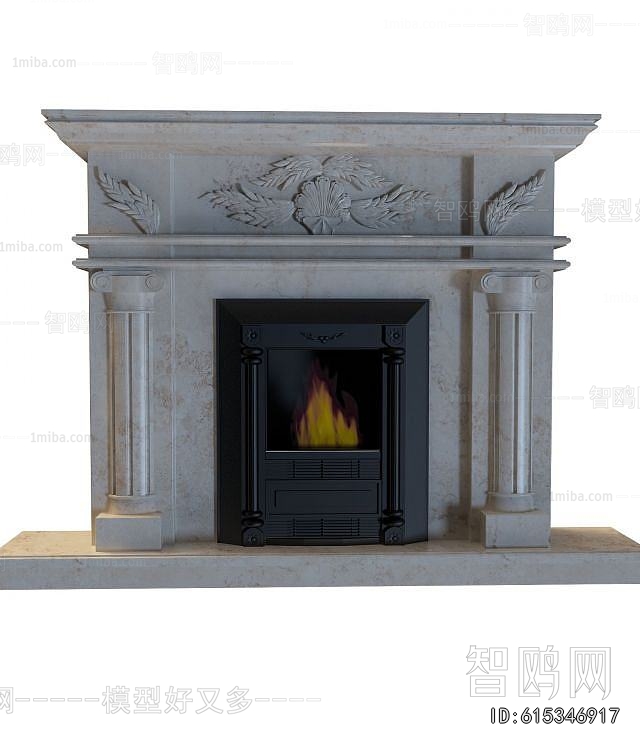 European Style Fireplace