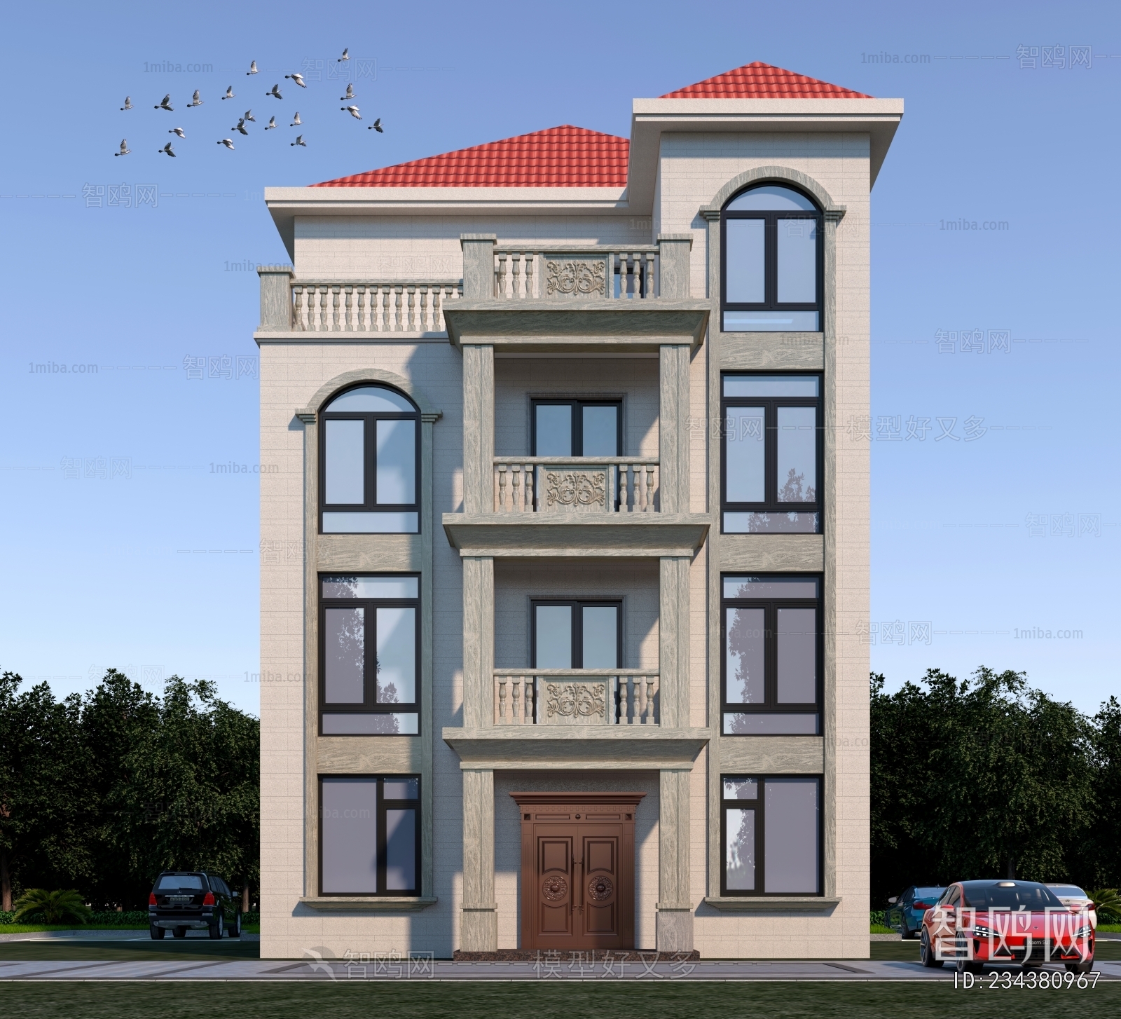Simple European Style Detached Villa
