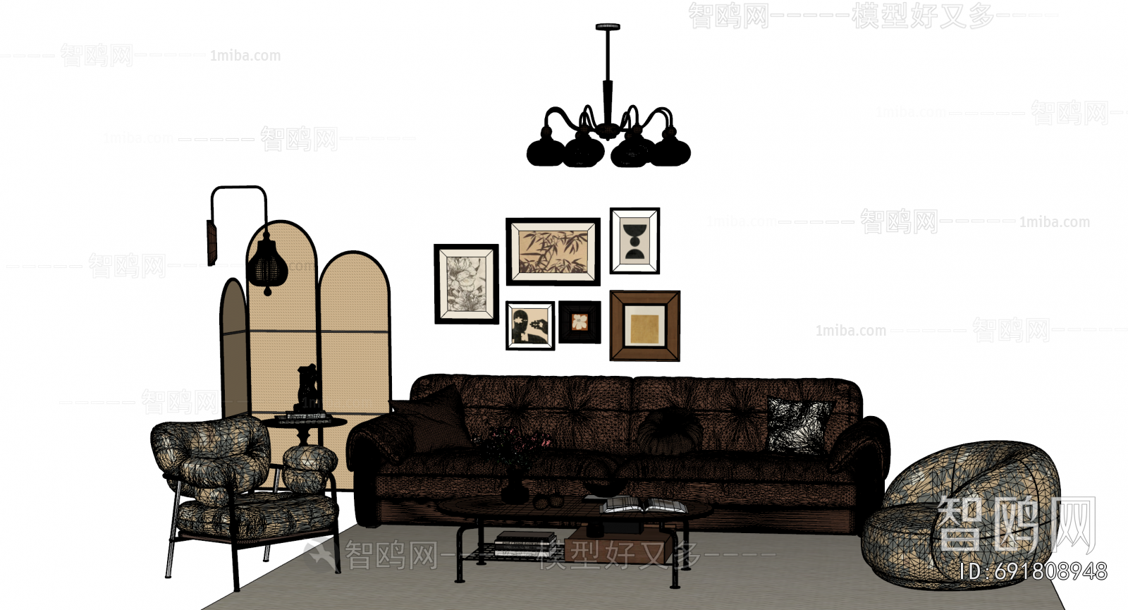 French Style Sofa Combination