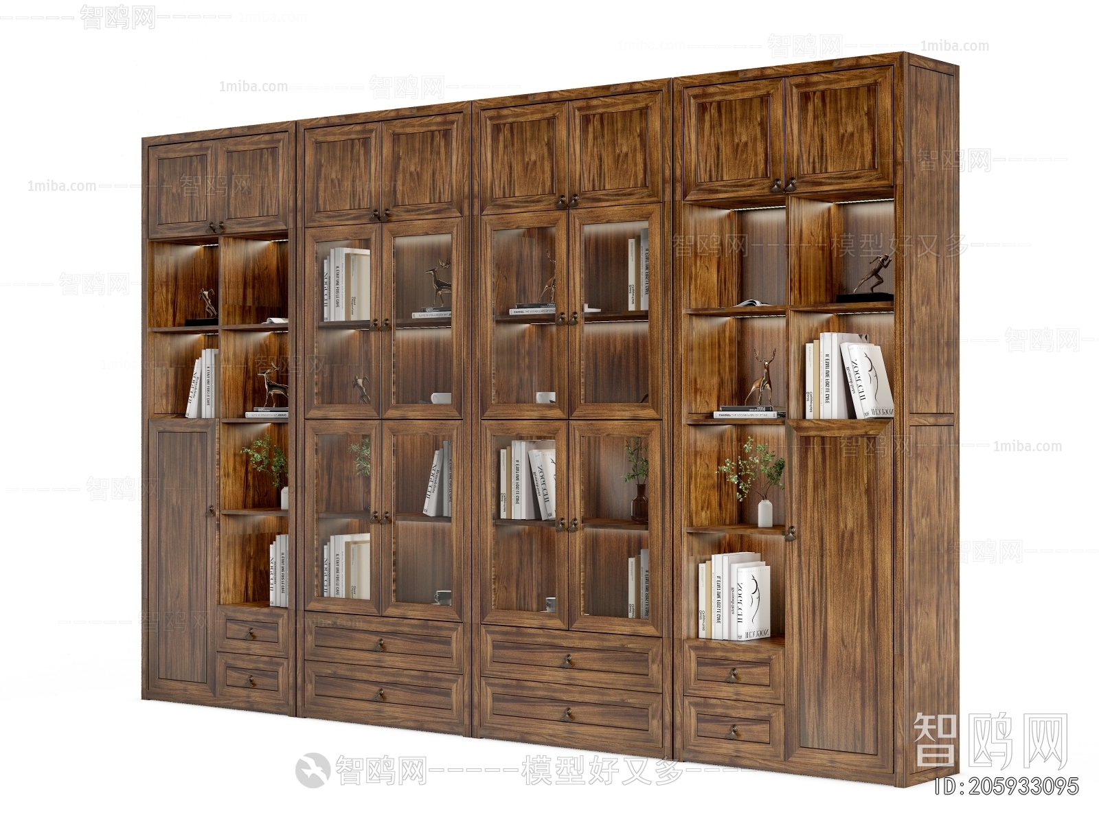 New Chinese Style Bookcase