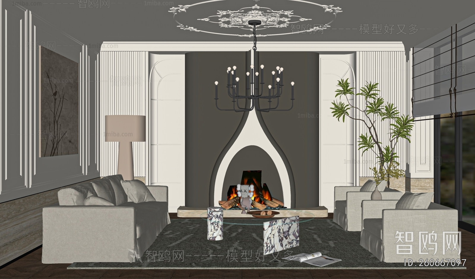 French Style A Living Room