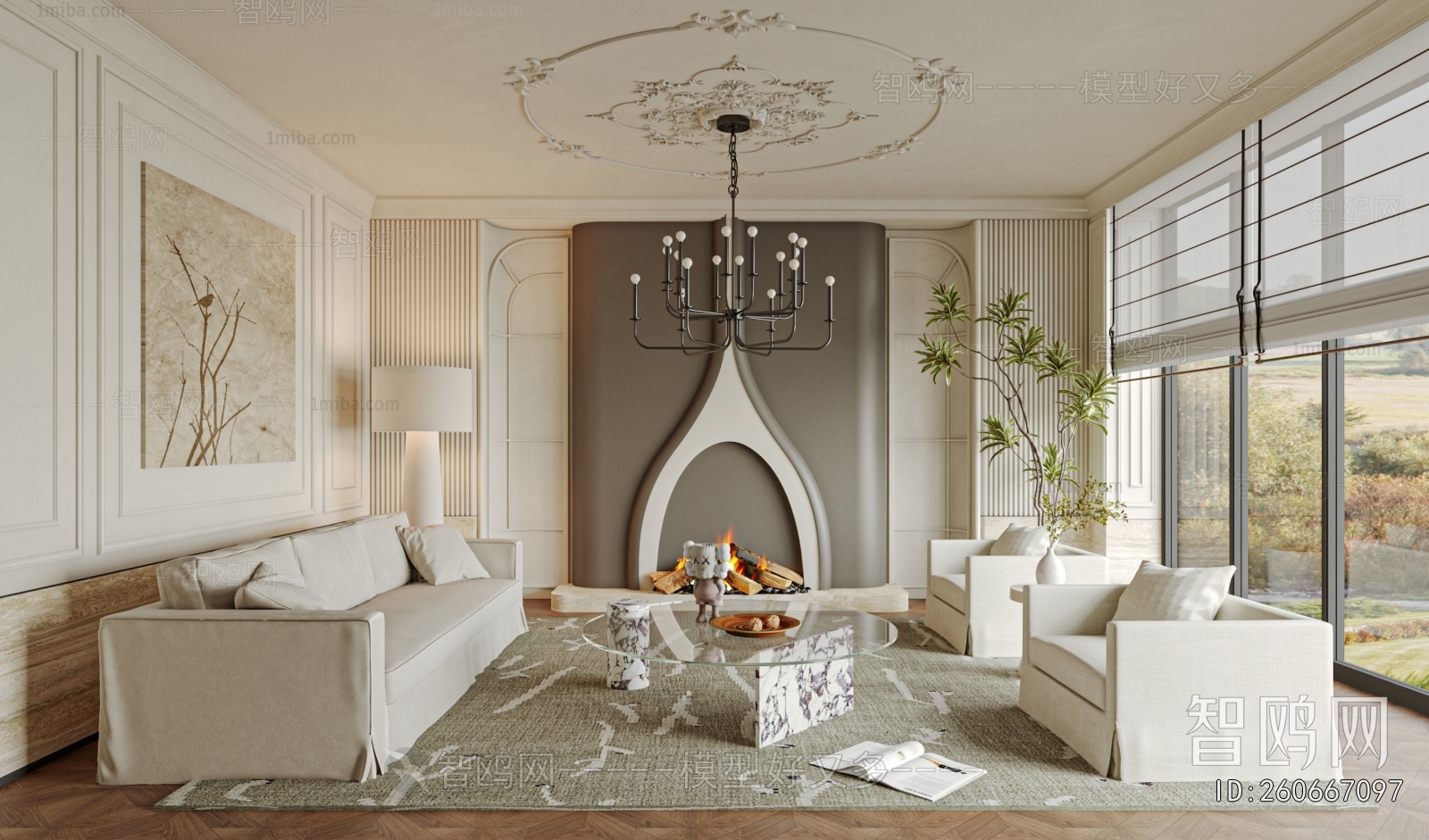 French Style A Living Room