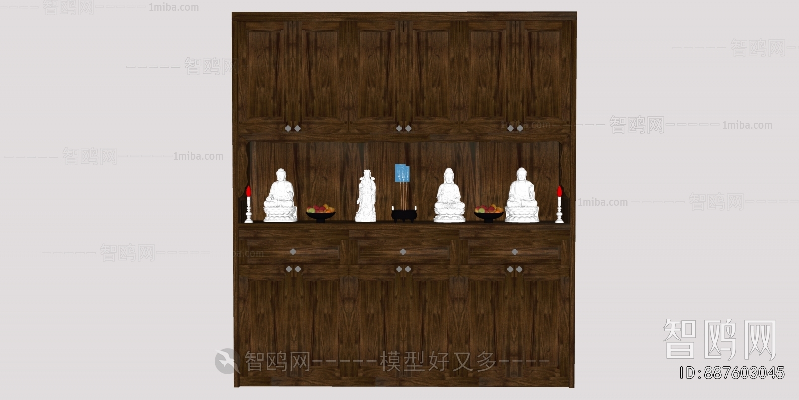 New Chinese Style Buddhist Niche