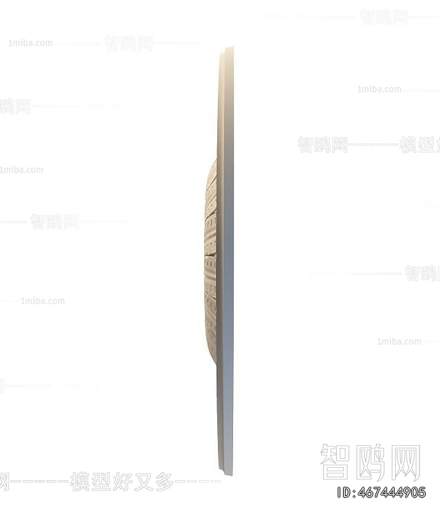 European Style Plaster Carved Top Plate