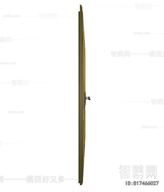 Simple European Style Single Door