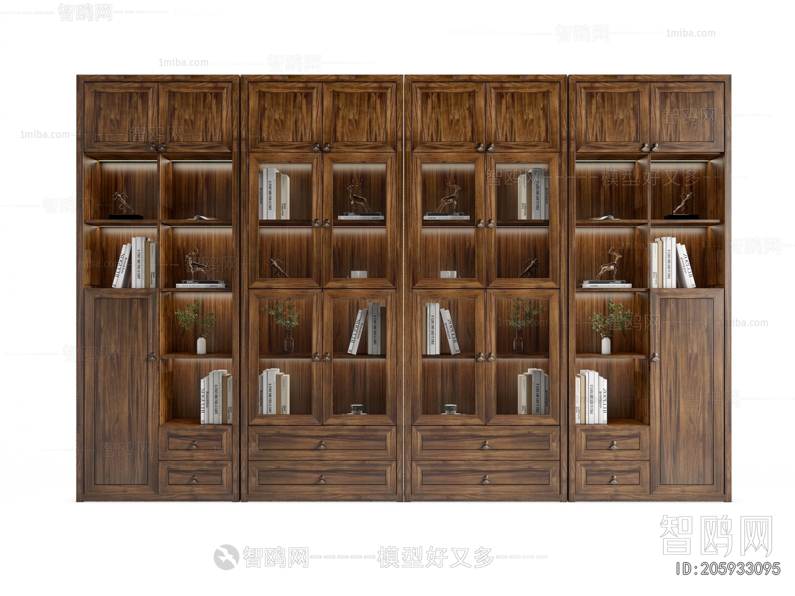 New Chinese Style Bookcase