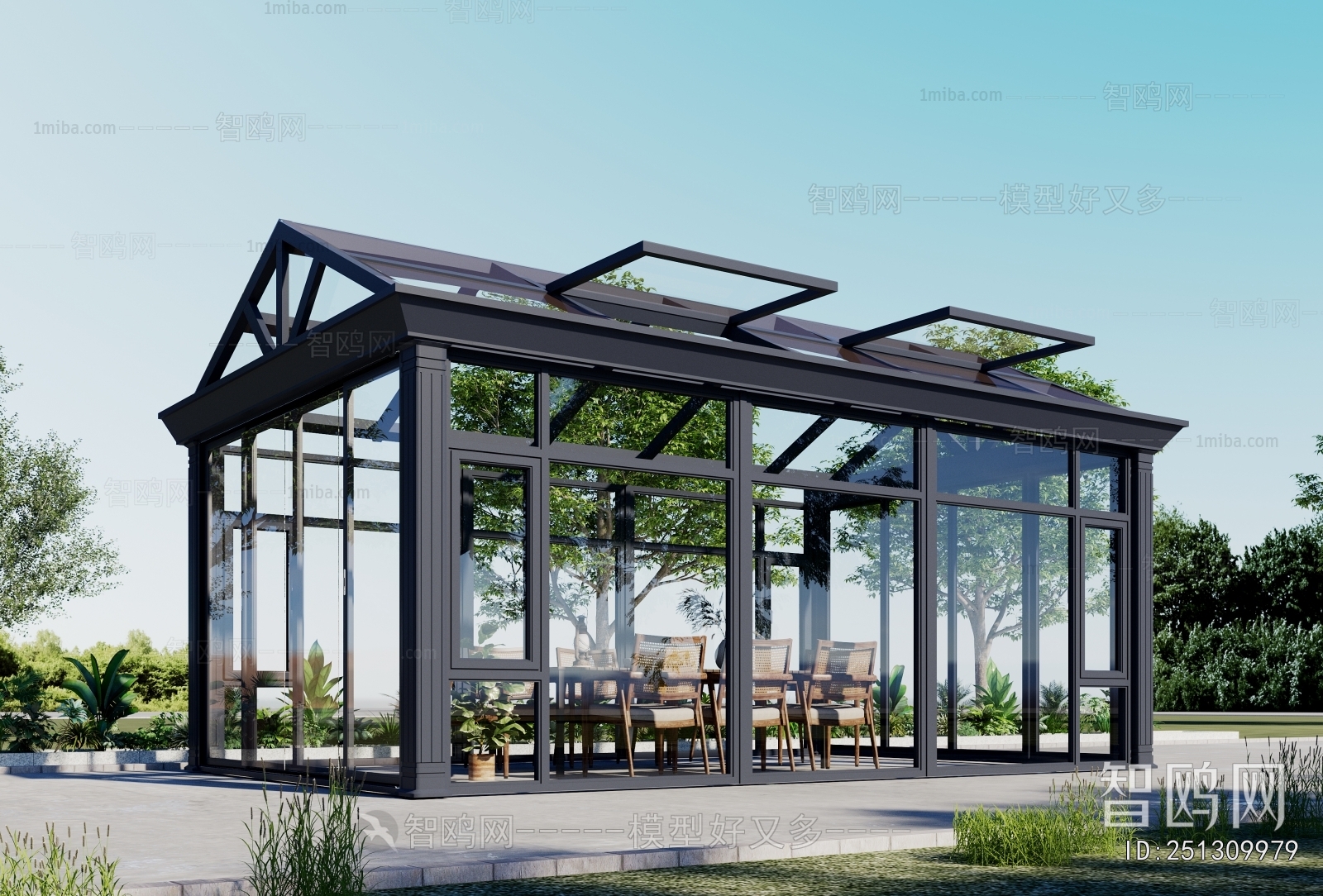 Modern Glass Sun Room