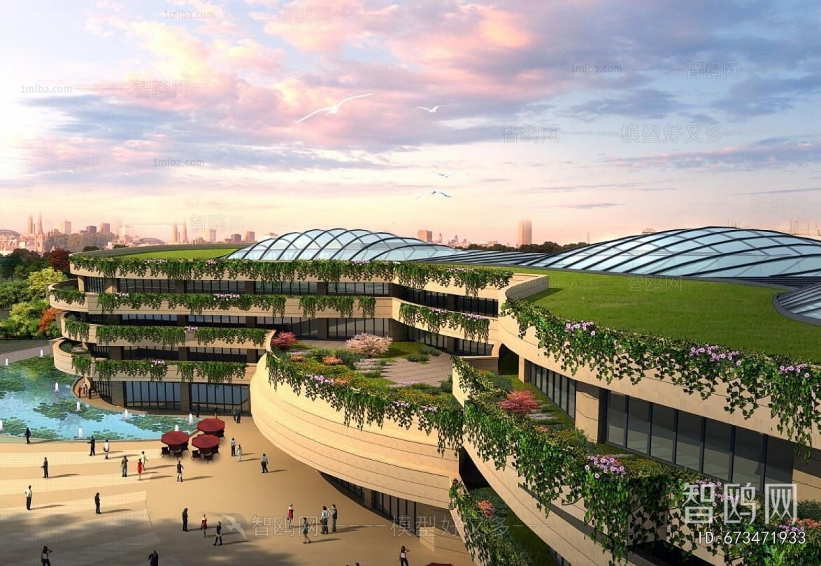 Modern Appearance Of Commercial Building