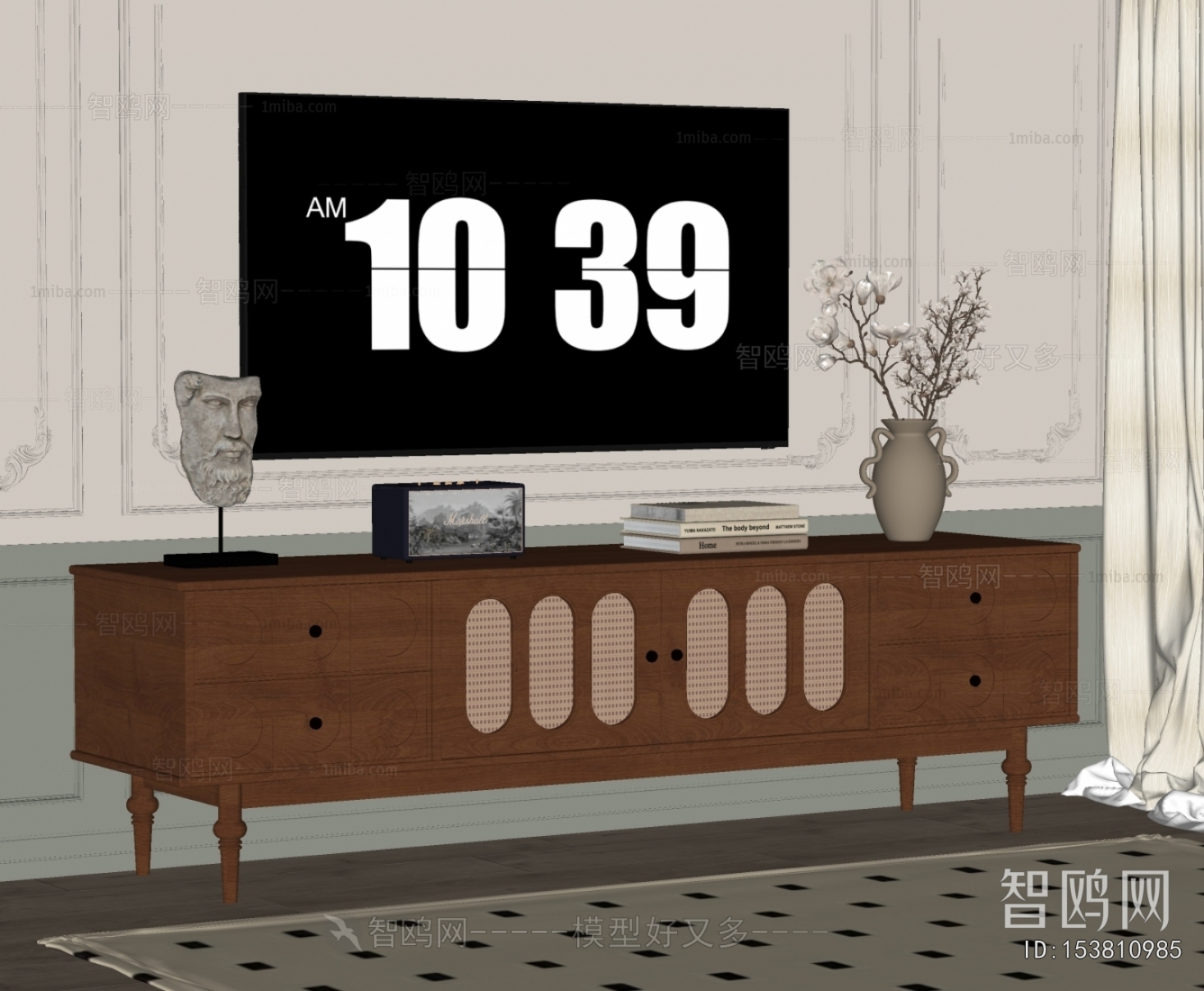 French Style TV Cabinet