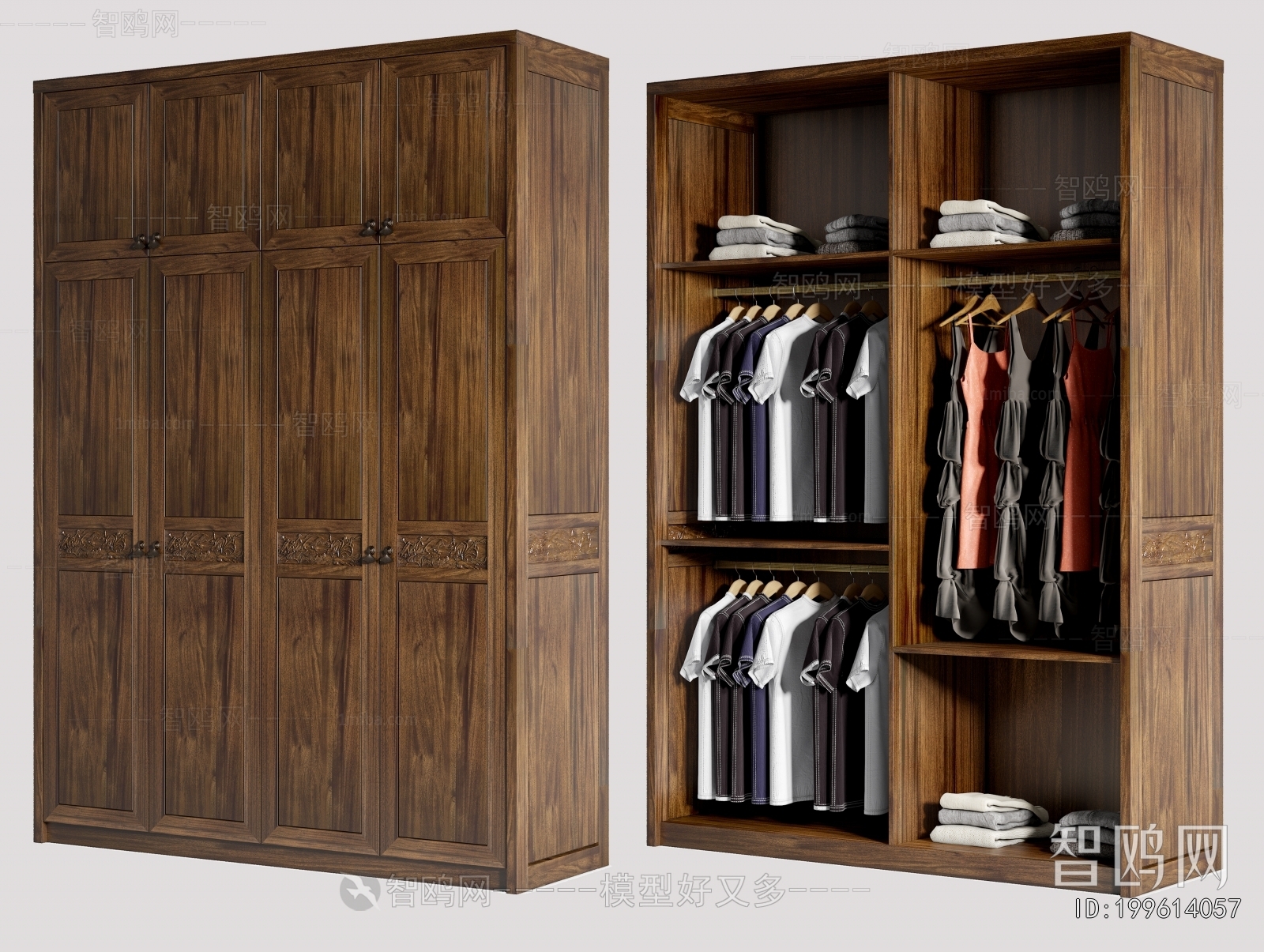 New Chinese Style The Wardrobe