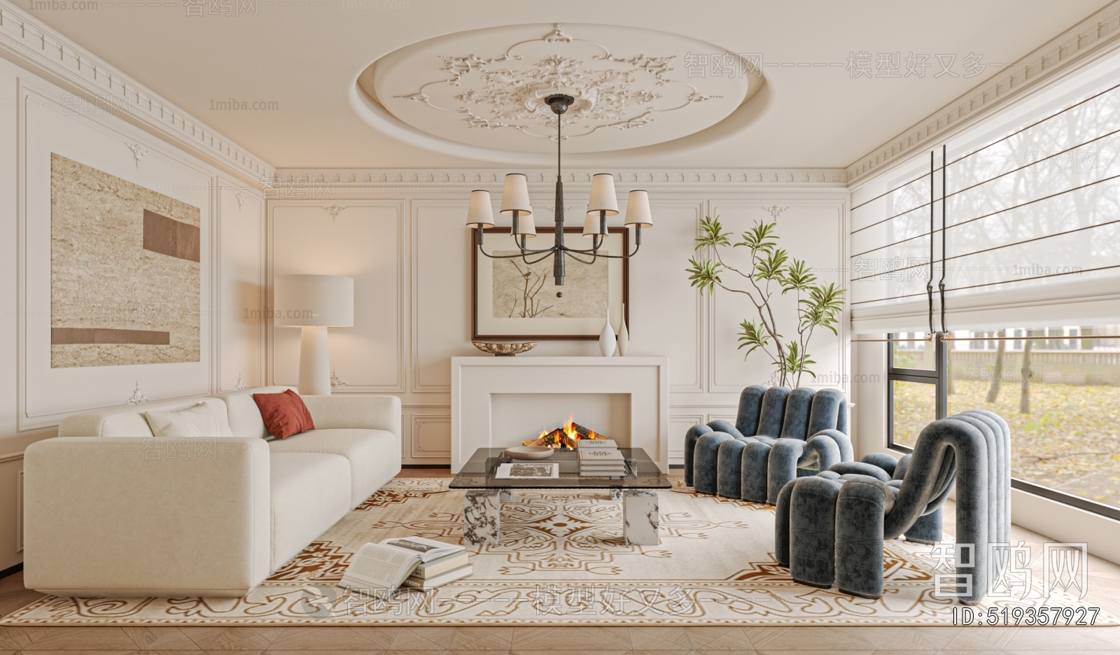 French Style A Living Room