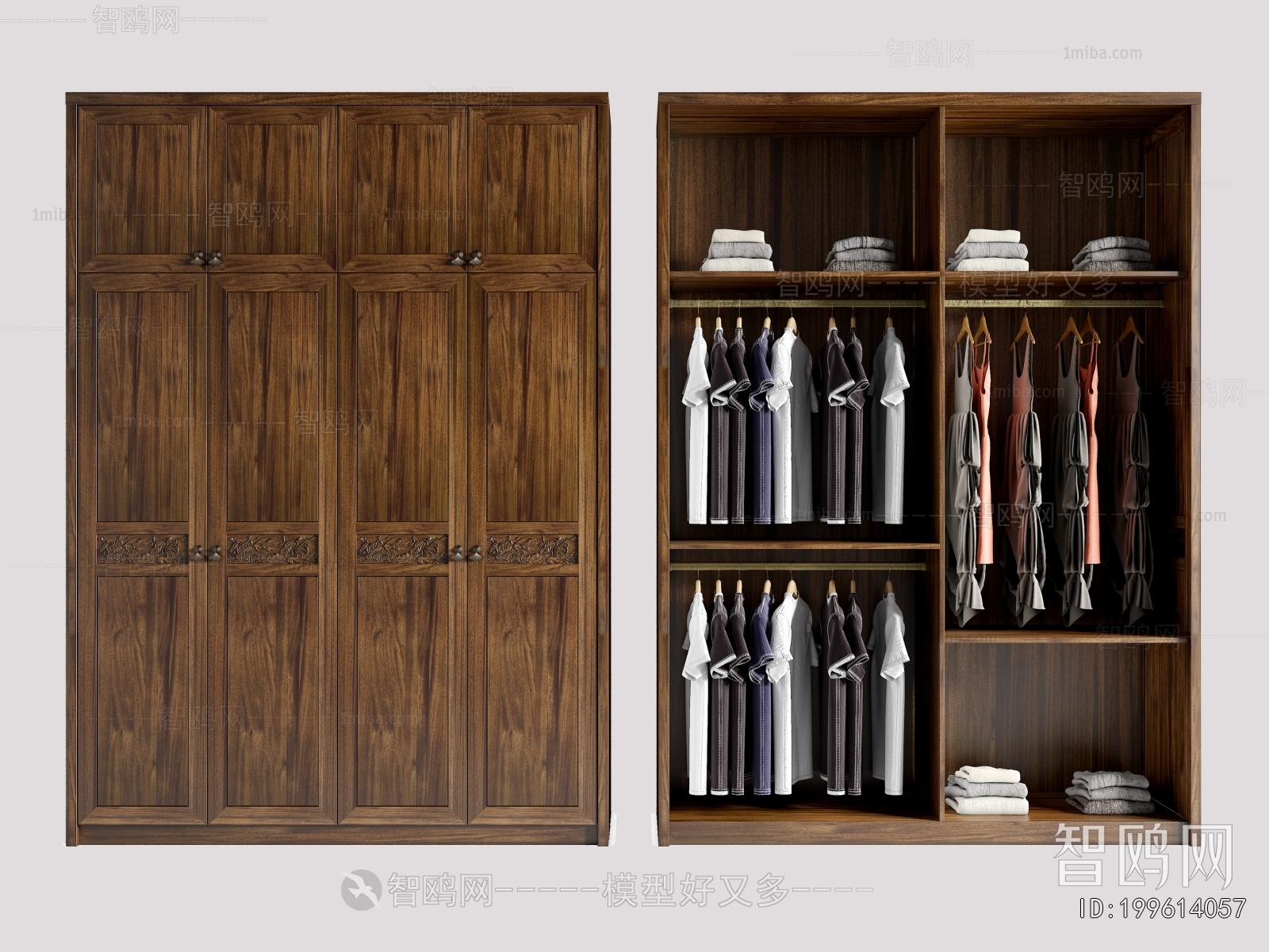 New Chinese Style The Wardrobe