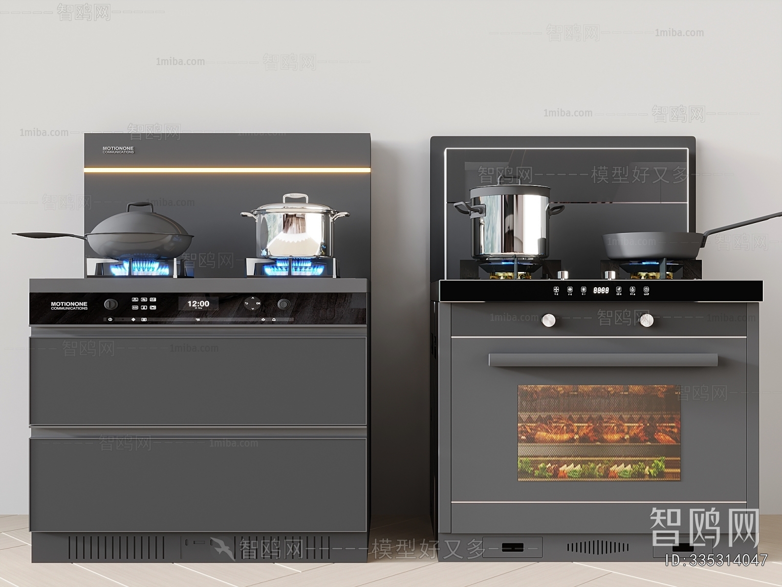 Modern Kitchen Electric Gas Range