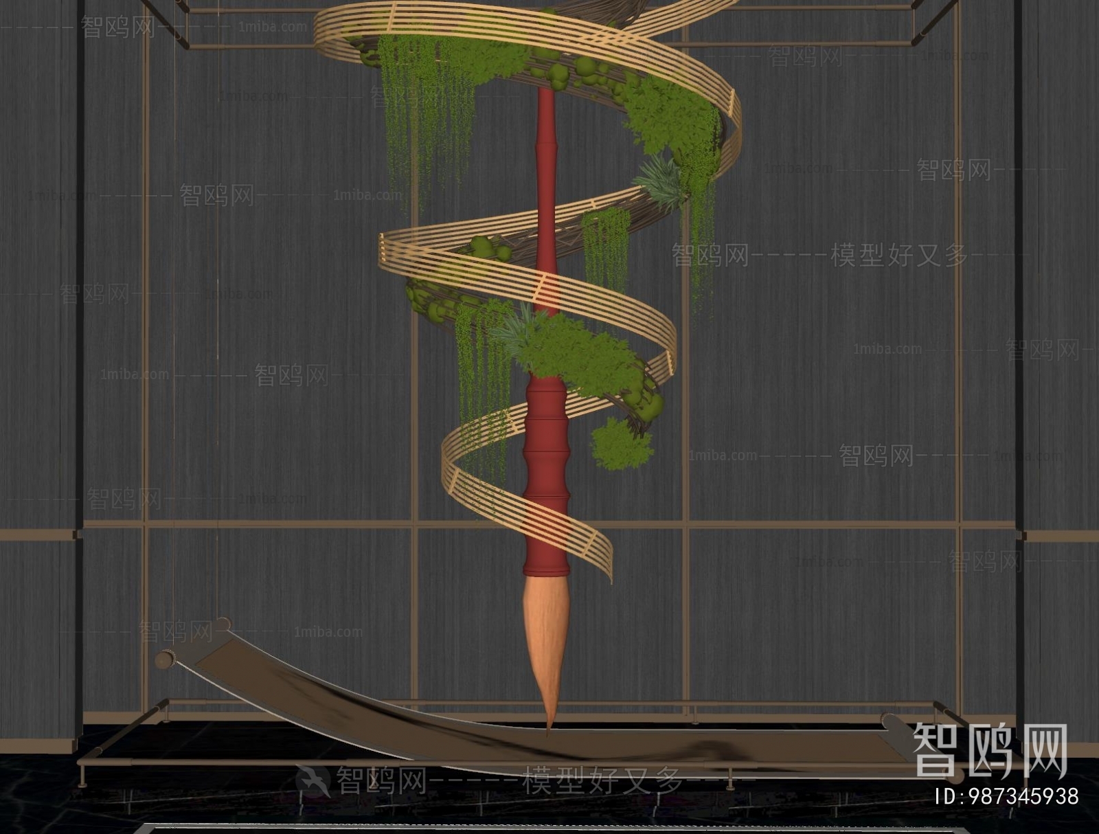 New Chinese Style Plant Landscaping