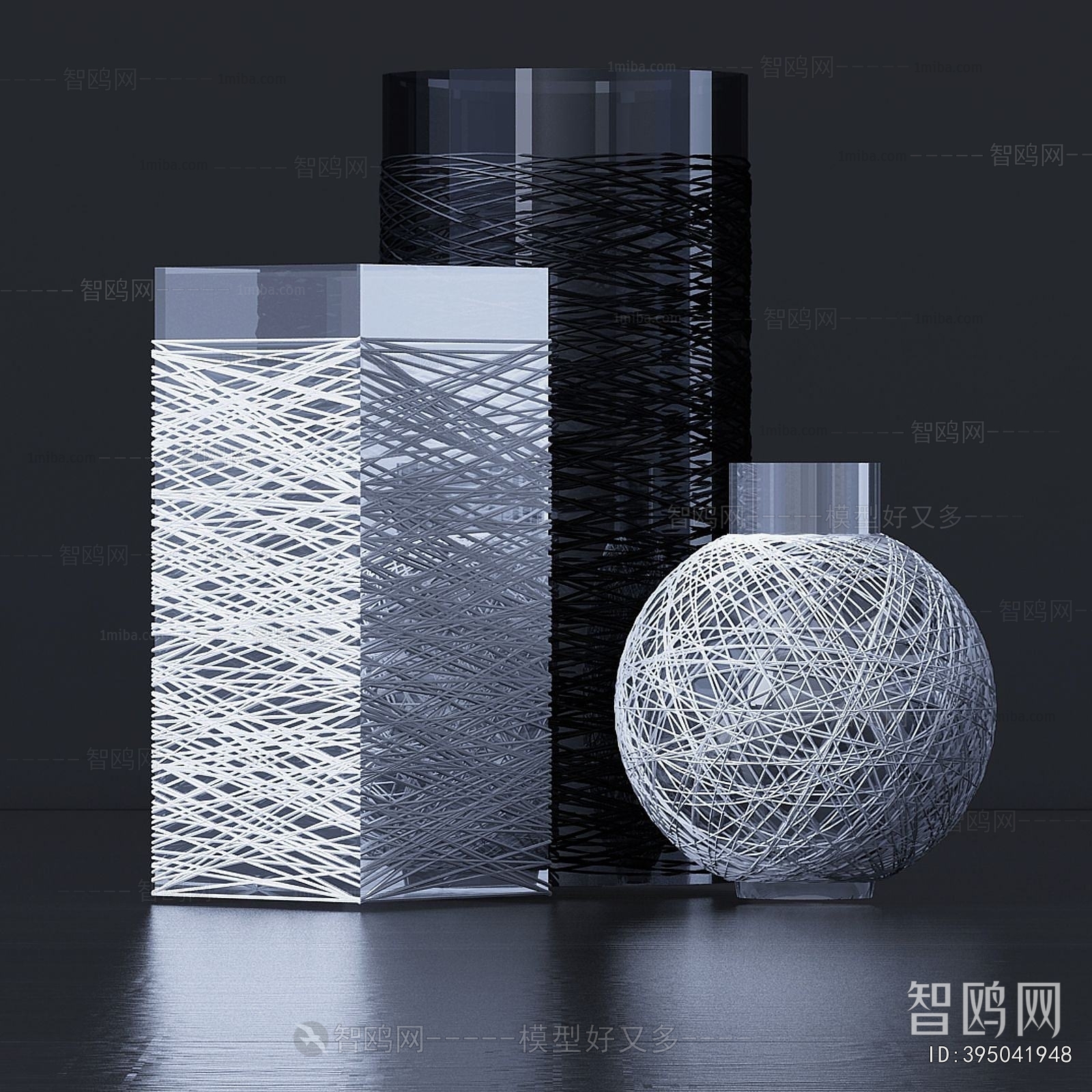 Chinese Style Decorative Set