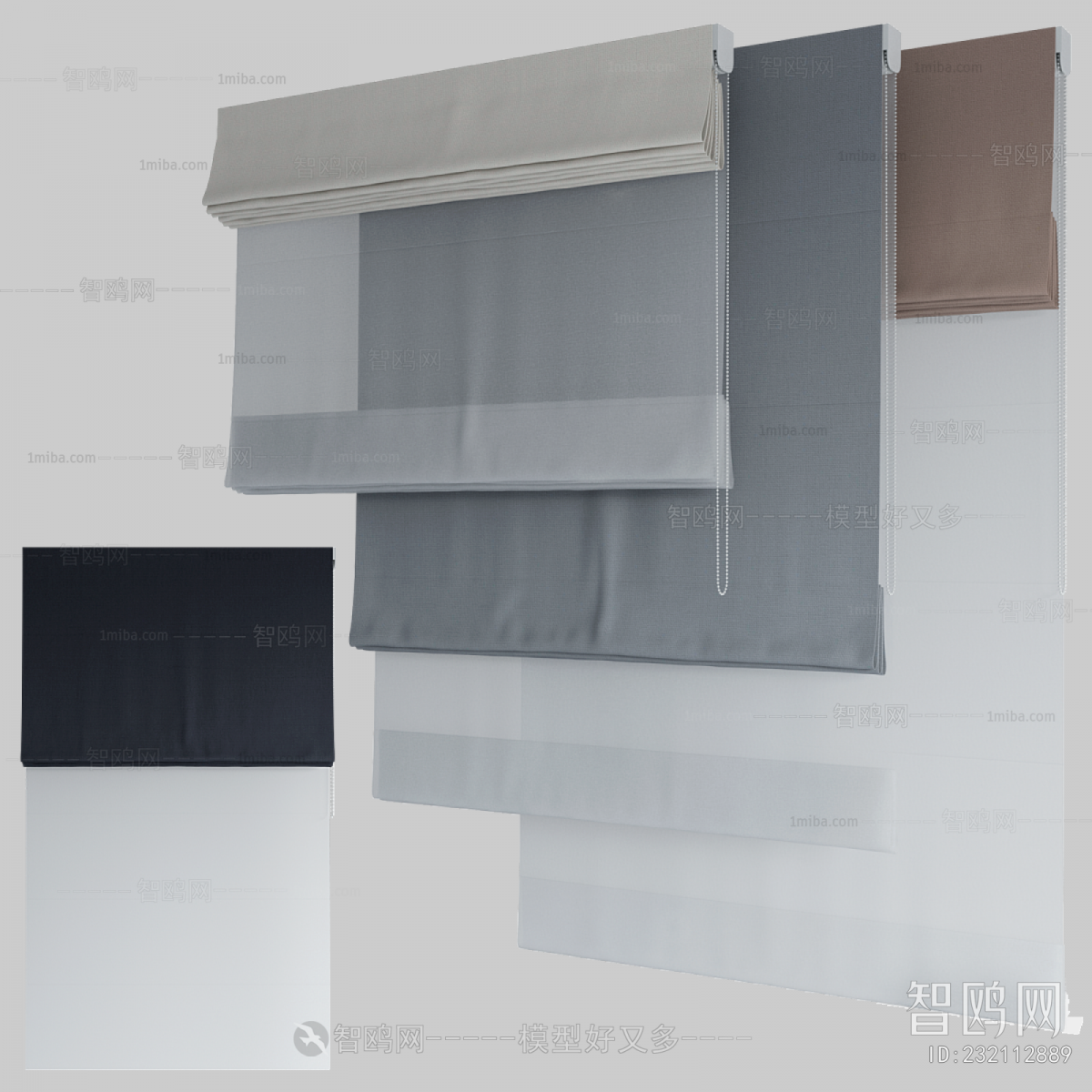 Modern Roman Curtain