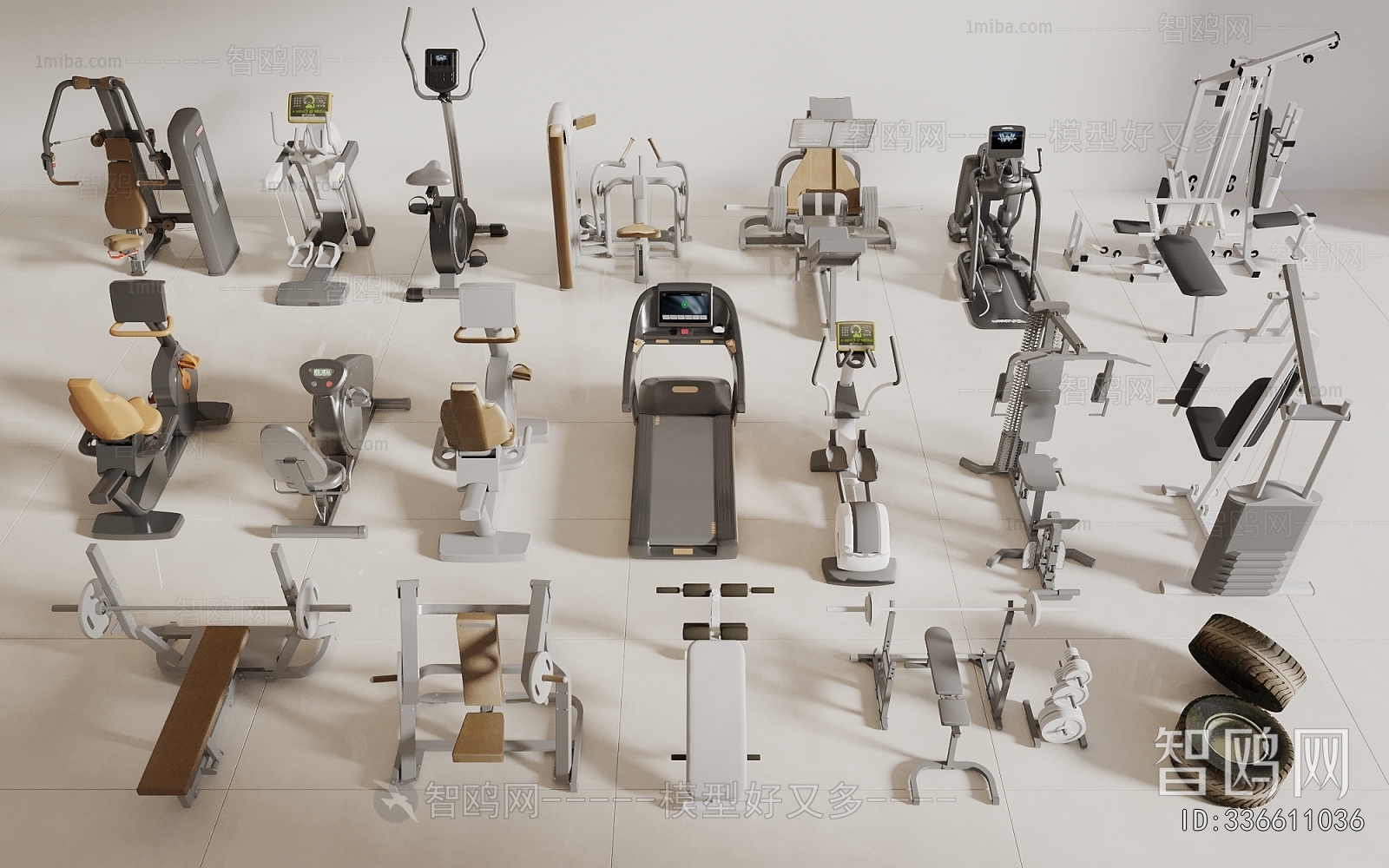 Modern Fitness Equipment